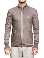 GIORGIO BRATO - DURCHLÖCHERTE WASHED NAPPA BOMBER LEADER JACKE