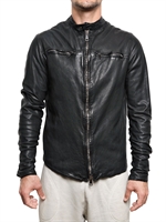 GIORGIO BRATO - WASHED NAPPA BOMBER LEADER JACKE