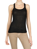 VANESSA BRUNO - RIBBED JERSEY TANK TOP
