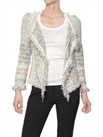 VANESSA BRUNO - CROCHE TWEED MIT FRANSEN JACKE