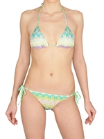 MISSONI - LEAF COTTON VISCOSE KNIT BIKINI BATHING