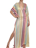 MISSONI - STRIPEY VISCOSE KNIT DRESS