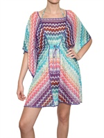 MISSONI - ZIG ZAG SLUB VISCOSE KNIT DRESS