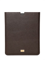 DOLCE & GABBANA - CUSTODIA PER IPAD IN PELLE SAFFIANO - NERO