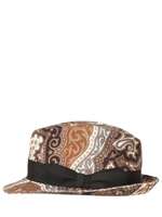 D&G - CAPPELLO ALLA MARINARA IN COTONE STAMPATO