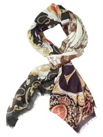 D&G - VISCOSE MULTI PRINT SCARF