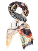 D&G - VISCOSE MULTI PRINT SCARF