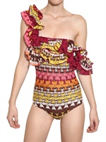 MISSONI - RUFFLE VISCOSE KNIT BATHING SUIT