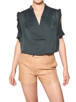 CHLOE' - CREPE SATIN TOP