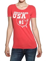 DSQUARED - PRINTED COTTON JERSEY T-SHIRT