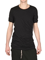 RICK OWENS - DOUBLED UNSTABLE COTTON JERSEY T-SHIRT