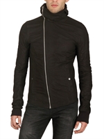 RICK OWENS - VELO SOFT HOODED LEATHER JACKET