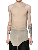 RICK OWENS - MINIRIBBED COTTON TANK TOP