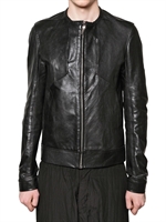 RICK OWENS - BOXER LEATHER JACKET