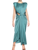 LANVIN - ABITO IN SOFFICE SETA SATIN LAVATA