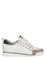 DSQUARED - LEATHER AND SUEDE STRIPES SNEAKERS