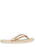 HAVAIANAS - METALLIC LEAVES FLIP FLOP FLATS