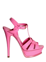 YVES SAINT-LAURENT - 140MM TRIBUTE PATENT SANDALS