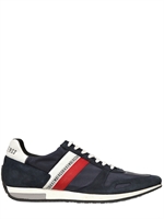 BIKKEMBERGS - TECHNIAL FABRIC UND WILDLEDER SNEAKERS