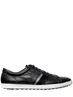 BIKKEMBERGS - SEITLICHE LOGO LEDER SNEAKERS