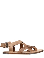 BIKKEMBERGS - BUCKLED LEATHER SANDALS