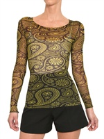 JIL SANDER - PRINTED JACQUARD TOP