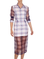 JIL SANDER - TECHNO ORGANZA DRESS