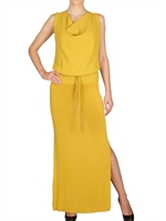 JO NO FUI - OLD MAROCAIN AND KNIT STRETCH DRESS