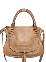 CHLOE' - MEDIUM LEATHER MARCIE TOP HANDLE