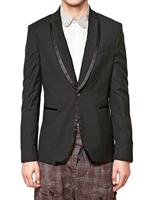 JOHN GALLIANO - TWILL WOLL TUXEDO JACKE
