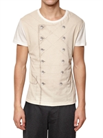 JOHN GALLIANO - TROMP D'OEIL BEDRUCKTES JERSEY T-SHIRT