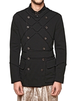 JOHN GALLIANO - BAUMWOLL JERSEY COLONIAL SPORT JACKE