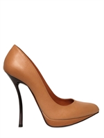 LANVIN - DECOLLETÈ A PUNTA IN PELLE TACCO A VIRGOLA 130MM