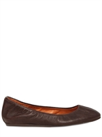 LANVIN - 20MM IGUANA PRINT LEATHER BALLERINA FLAT
