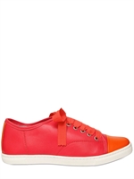 LANVIN - BICOLOR LEATHER SNEAKERS