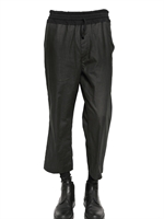 KRIS VAN ASSCHE - PANTALONI IN CANVAS LEGEGRO MODELLO CAPRI