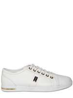 DOLCE & GABBANA - LEATHER LOGO PLAQUET SNEAKERS