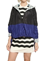 KENZO - HOODED REVERSABLE NYLON SPORT JACKET