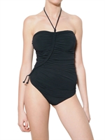 LANVIN - COSTUME DA BAGNO DI LYCRA CON PIEGHE