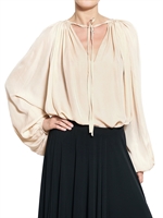 LANVIN - CAMICIA OVERSIZE IN CREPE DE CHINE