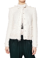 LANVIN - GIACCA IN TWEED DI COTONE