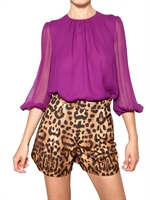 GIAMBATTISTA VALLI - SEIDEN GEORGETTE TOP