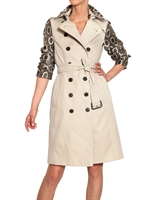 BURBERRY LONDON - WESTHAVEN COTTON GABARDINE TRENCH COAT