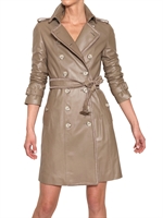 BURBERRY LONDON - WHITBURNEM NAPPA TRENCH LEDER JACKE