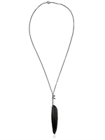 ANN DEMEULEMEESTER - GÄNSEFEDER SILBER KETTE