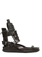 ANN DEMEULEMEESTER - KALBSLEDER SCHNÜR SANDALEN