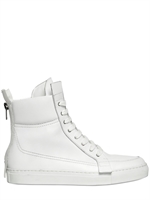 KRIS VAN ASSCHE - SNEAKERS DI PELLE CON ZIP DIETRO