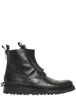KRIS VAN ASSCHE - STIVALI BASSI IN PELLE CON ZIP DIETRO
