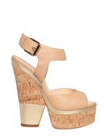 GIUSEPPE ZANOTTI - 160MM LEATHER ANKLE STRAP SANDALS