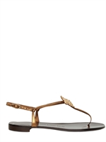 GIUSEPPE ZANOTTI - METALLIC LEDER SWAROVSKI SANDALEN